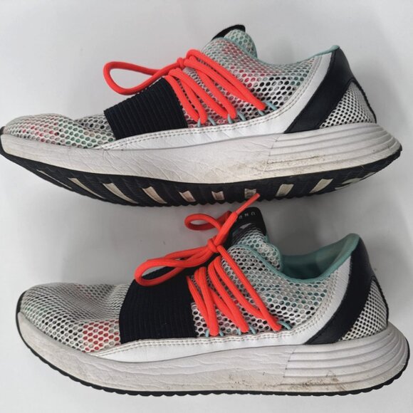 Under Armour Shoes Womens 9 Breathe Lace up White Running Sneakers 3019973-100 - Picture 7 of 8